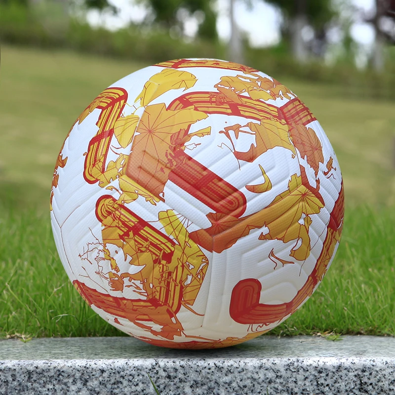 Ballons de Football taille 5, sans couture, PU doux, pour garçons et adultes, entraînement professionnel, résistant à l'usure, haute qualité