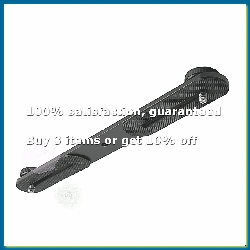 Dual Flash Bracket Hot Shoe Bracket Mount Holder for Tripod Stand DSLR Camera-A62I