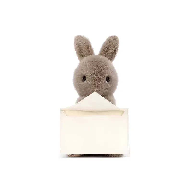 

Мягкая плюшевая игрушка-кролик Jellycat Letter Bunny Envelope Bonnie, милый подарок из Великобритании