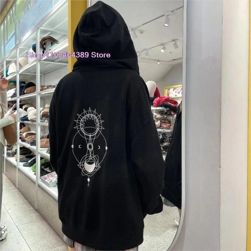 TV Series คาธ The Eclipse First Khaotung Cosplay Black Hoodie Unisex Adult Sweatshirt Coat Winter Warm Pullover Lovers Costume