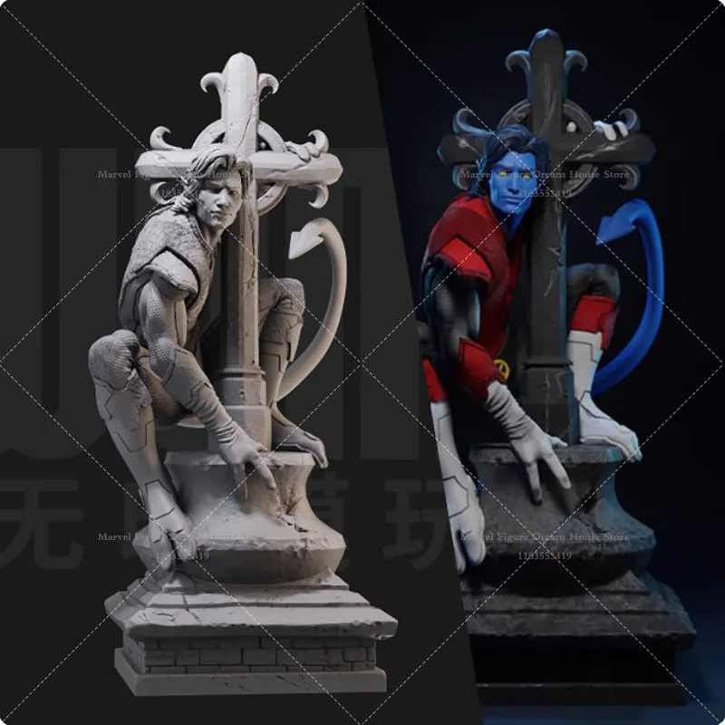 1/24 1/18 escala superpoderes humanos mágicos filme de ficção científica diy auto-montado gk 3d resina não-panited bonecas modelo branco