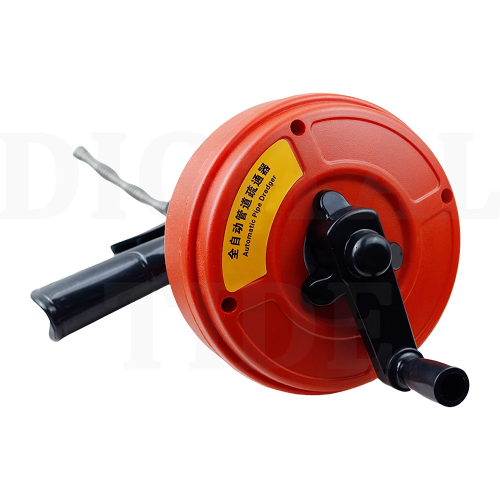 Household Manual Blockage Dredging Machine Drain Auger Plumbing Snake Drain Clog Remover for Kitchen Bathroom Shower Sink5-10M view 5