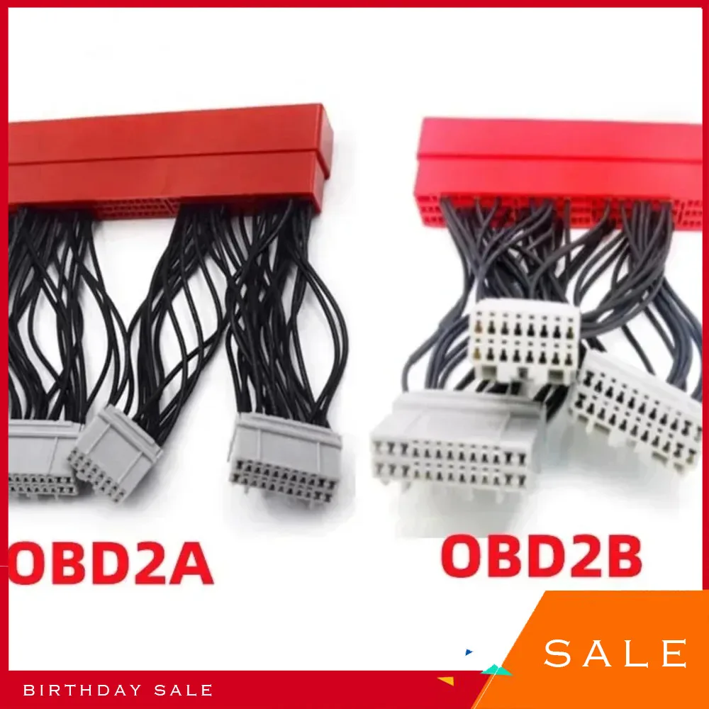 

Optional OBD2A OBD2B To OBD1 Harness For Honda Car Vehicle Replace ECU Jumper Conversion Wiring Wire Harness