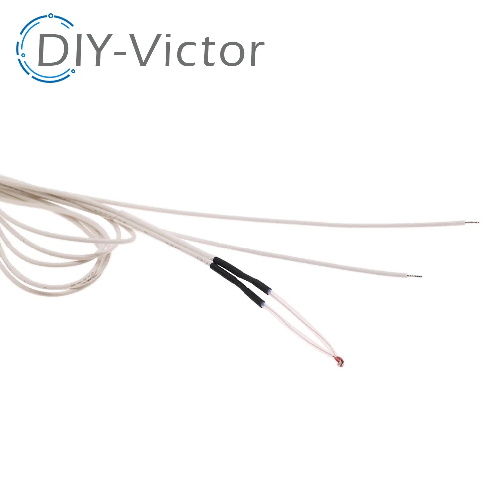 3D-printer Onderdelen Thermistor Ntc Temperatuursensor 3950 1% Line100 & 150Cm 100K Met Xh2.54 Dupont Terminal 2P Connector Terminal