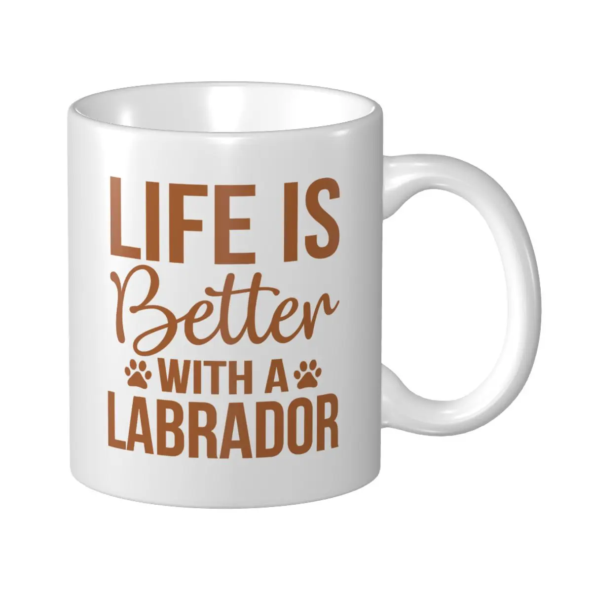 Mark Cup Mug Life Is Better With Labrador Retriever Lover Coffee Mugs Tea Milk Water Cup Travel Mugs For Office Home