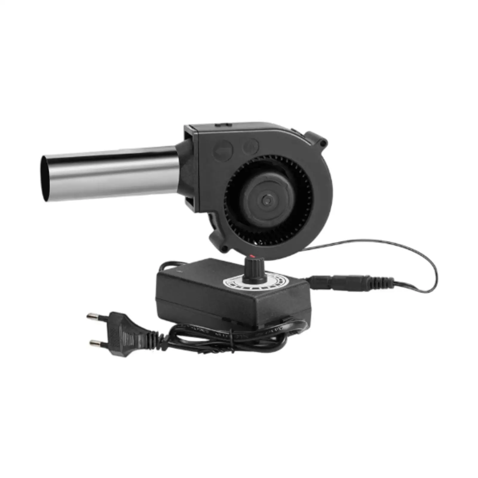 BBQ Blower Fan EU Standard 100-240V for Barbecues Fire Bellow Cooking Picnic