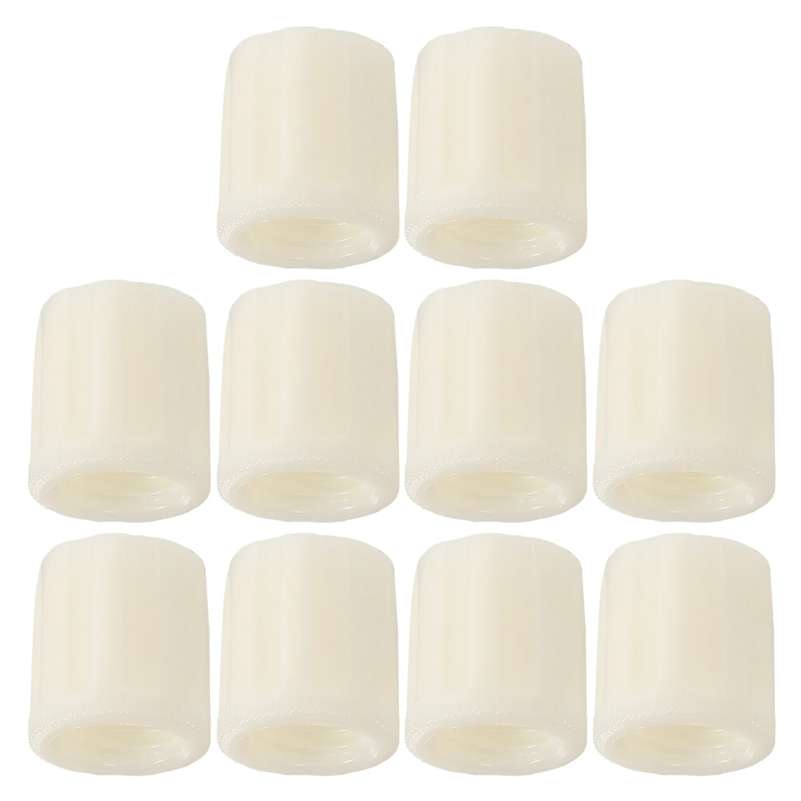 10 قطعة استبدال المسمار المقابس لفرشاة المرحاض مقابض العالمي البلاستيك الجوز عدة انفصال تصميم دوامة المكونات الداخلية