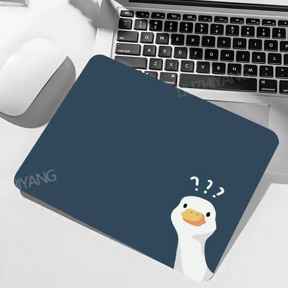 

Cartoon Duck Mouse Pad 40X45 Large Square Computer Office Game Table Mats Rubber Anti-slip Mousepads 22x18 Small Decor Desk Pads