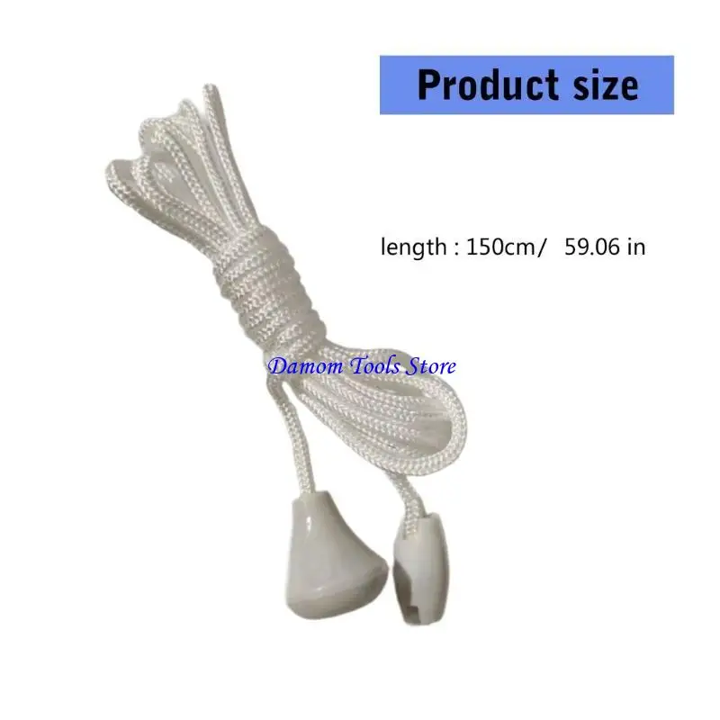 57be 10 piezas nylon batio nylon tracción cadena cuerda tracción con conector fácil usar