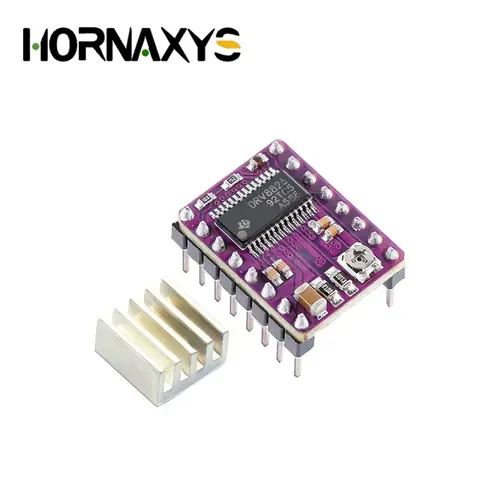 5/10PCS 3D Printer Parts StepStick A4988 DRV8825 Stepper Motor Driver With Heat sink Carrier Reprap RAMPS 1.4 - Image 2