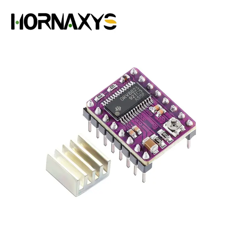 5/10PCS 3D Printer Parts StepStick A4988 DRV8825 Stepper Motor Driver With Heat sink Carrier Reprap RAMPS 1.4 - Image 2