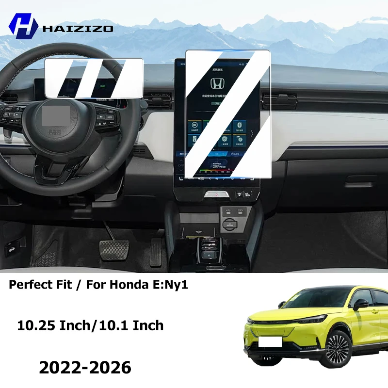 Für Honda E:Ny1 2022-2026 Auto-Innenraum Anti-Blendschutzfolie Konsolen-GPS-Navigations-LCD-Bildschirm Schutzfolie aus gehärtetem Glas