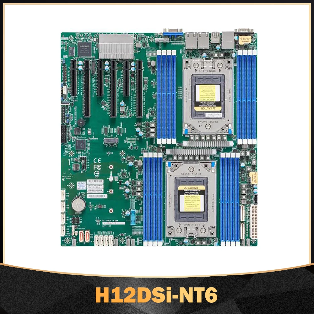 

Server Motherboard Dual EPYC 7003/7002 Series Processors For Supermicro H12DSi-NT6