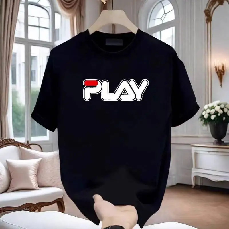 2026 Bold Color Block Letter Graphic T-Shirt Men Women, Modern Typography Text Art Print Short Sleeve Casual Loose Summer Tee
