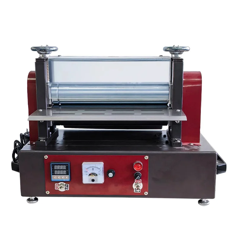 Table heating stripping machine Leather folding press ironing machine Leather stripping machine Shoulder strap flat strip pressi