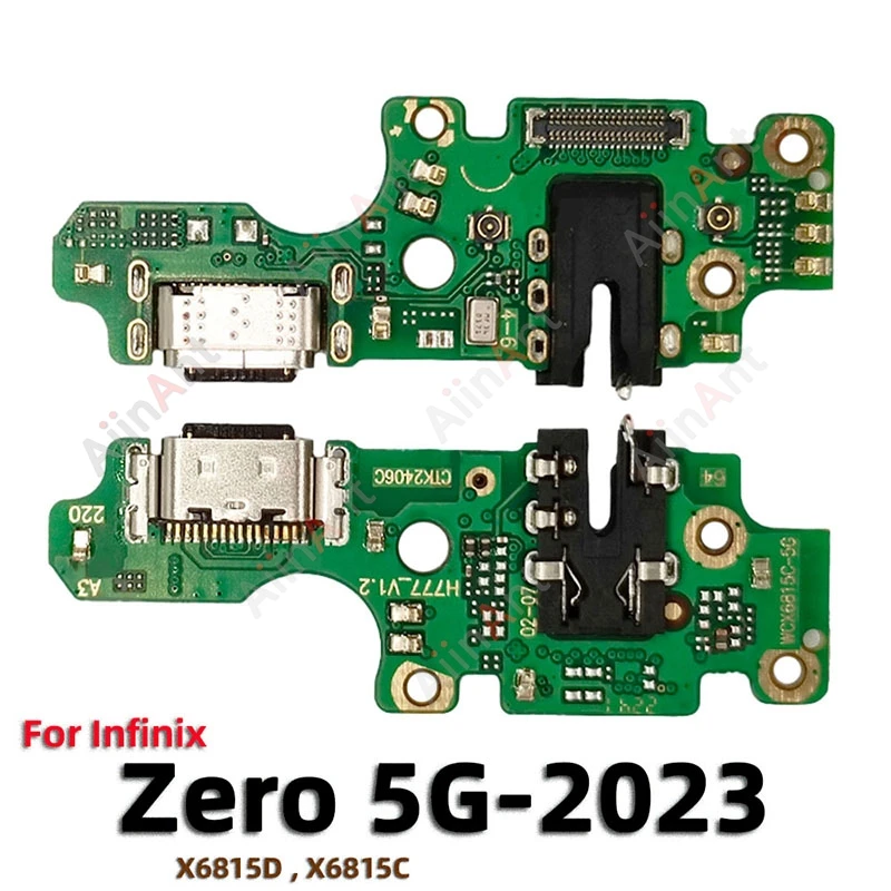 AiinAnt For Infinix Zero 8 8i 20 30 Ultra X GT 10 S3X S5 Pro 4G 5G Dock Mic USB Charger Board Charging Connector Port Flex Cable