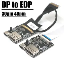 Placa de driver dp para edp, 30 pinos 40 pinos, placa adaptadora de sinal typec edp, cabo edp 4k 8k 120hz para tela lcd de computador 30p 40p