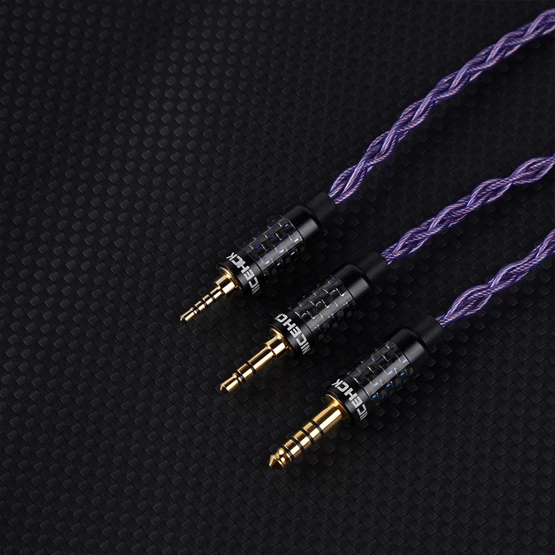 NiceHCK SpaceAuAg Gold Silver Alloy+Imported Alloy Copper HIFI Replace Cable 3.5/2.5/4.4mm MMCX/2Pin for MK4 SUPERIOR Rinko F1