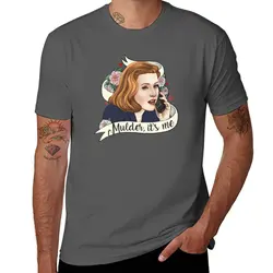 X Files - Dana Scully Mulder, it's me T-Shirt anime plus sizes t shirts for men cotton