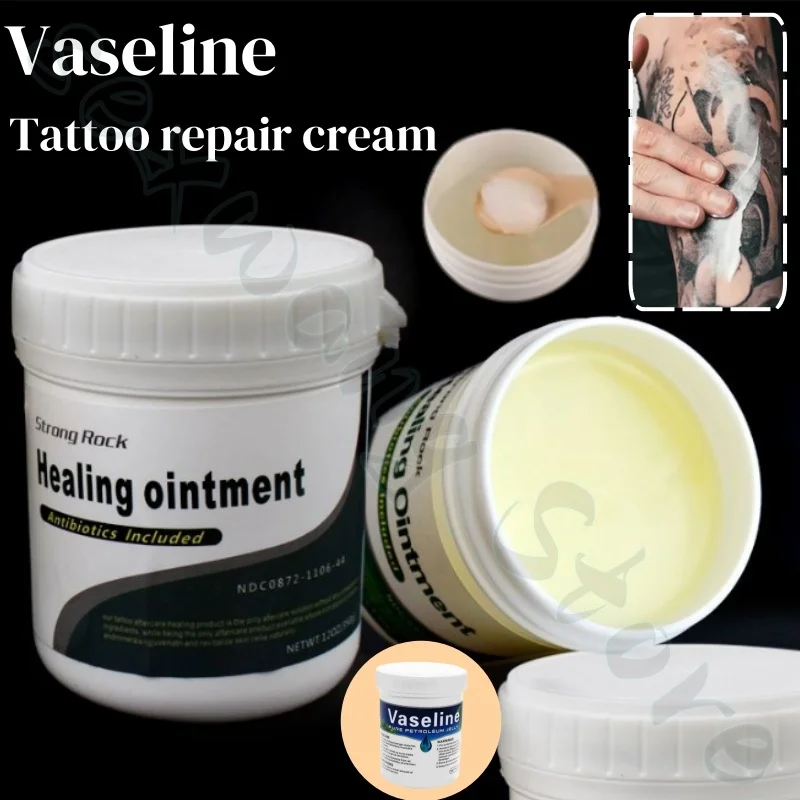 350ml Vaseline Tattoo Repair Cream Tattoo Care Moisturizing Moisturizing Refreshing Non-sticky Improved Dry Hand Cream