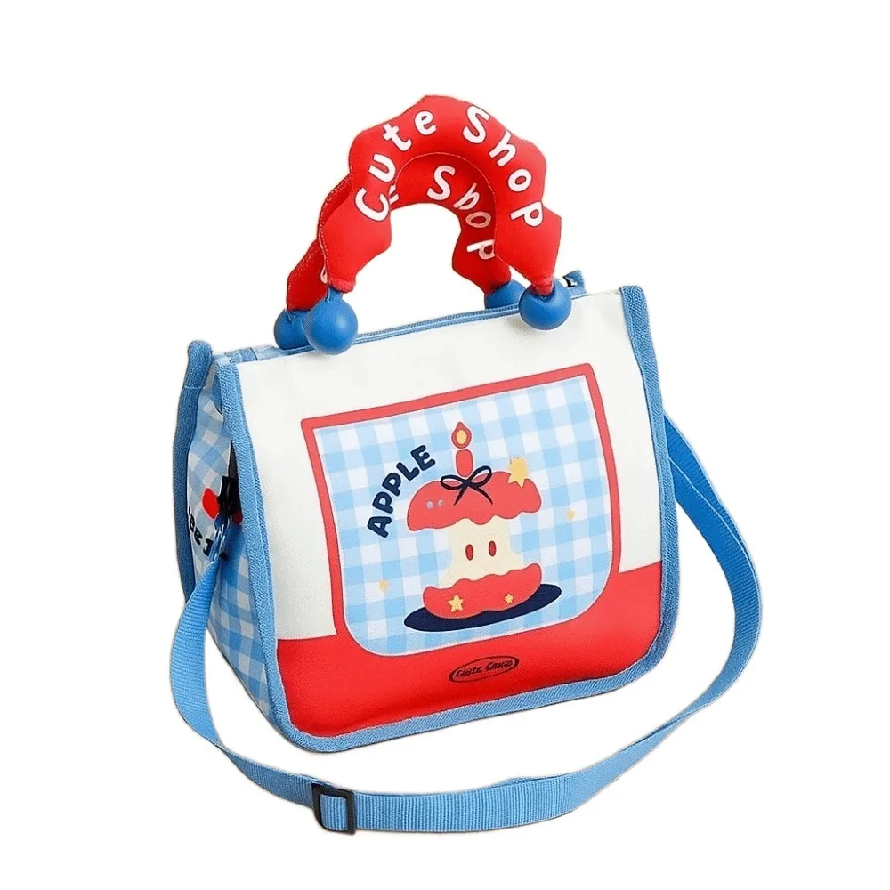 

Insulated Cute Lunch Bag Insulation Package Large Capacity Food Warm Thermal Bag Fresh-Keeping Handbag Crossbody Picnic Bag