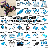 WLtoys 124017 124019 RC Cars Original Spare Parts - Swing Arm C Seat Bottom Motor Differential Gear box Shock Absorbers