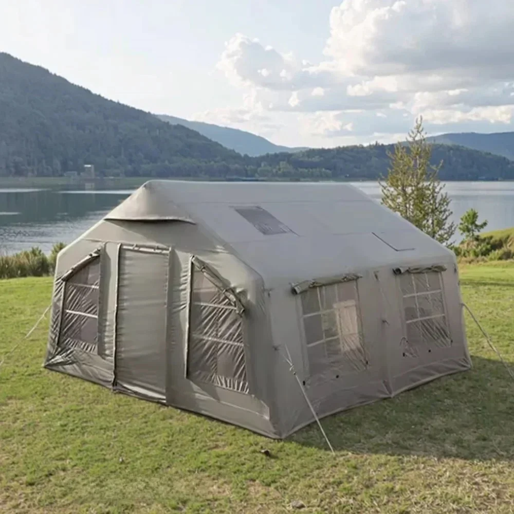 

2025 NEW FS Luxury Inflatable House New Design 13-Inch Waterproof Air Tent Outdoor Camping Cabin Inflatable Tents