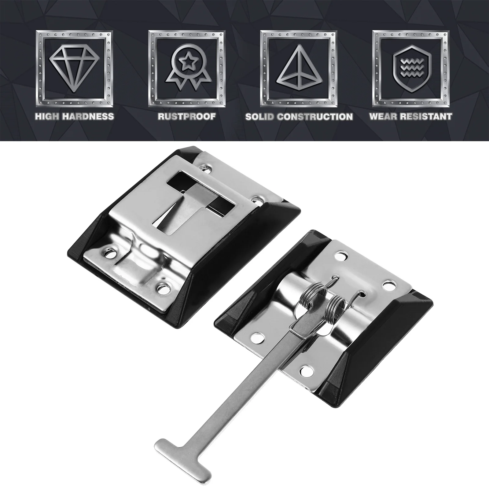 

Stainless Steel T Style Door Catch 13x6 5x1cm Heavy Duty Camper Van Latch Metal Hook Rv Motorhome Trailer Accessories