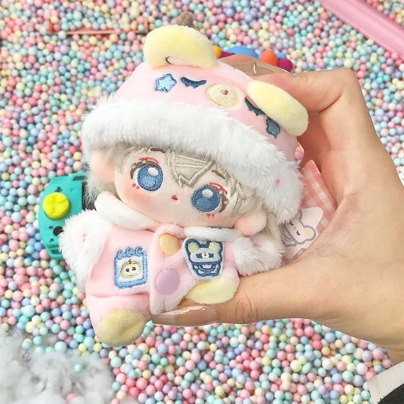 Нет атрибутов кукла Kpop Idol Star Doll Baby Sleep розовая пижама костюм CP для 10 см плюшевой куклы одежда куклы аксессуары