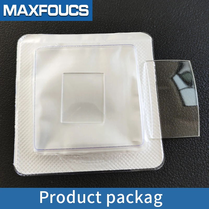 Square Double Bridge Mineral Glass For CTR TANK 2442 2415 2441 1740 2505 White Transparent Watch Crystal Repair Parts
