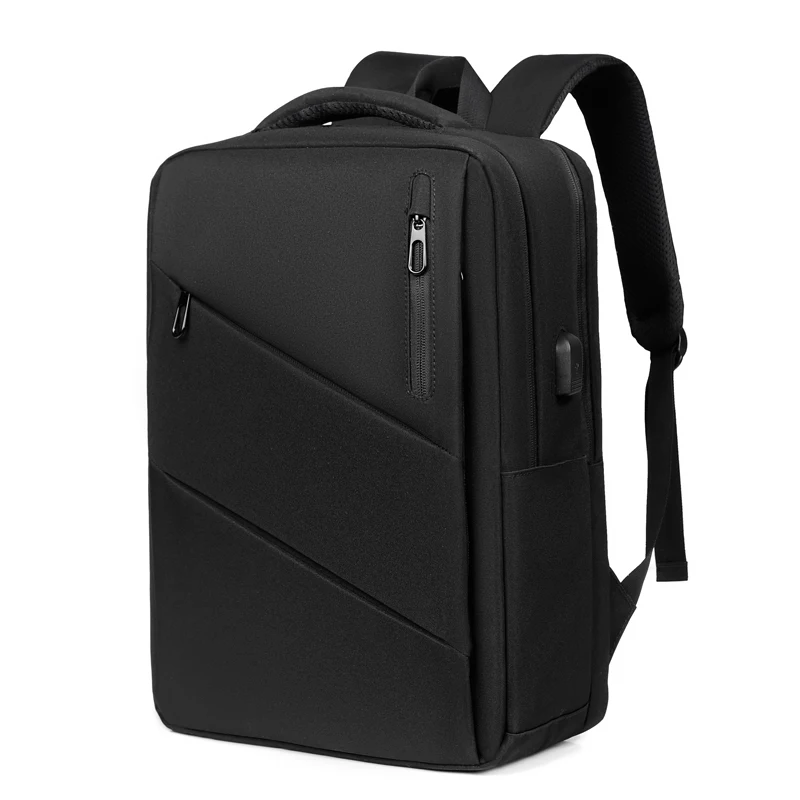 Riliended-Mochila Leve de Grande Capacidade para Homens, Mochilas City Business, Porta USB, Saco de Armazenamento Masculino