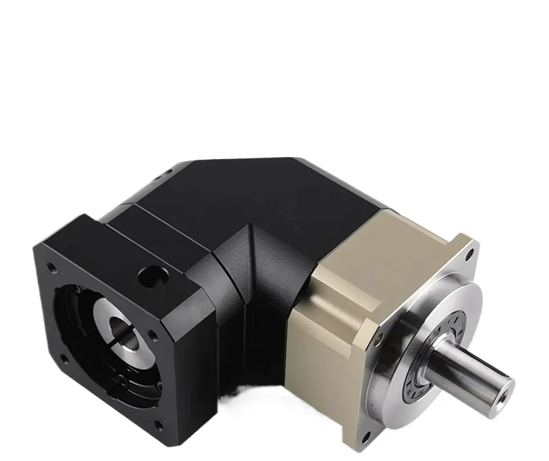 Precision helical gear right angle planetary gear reducer 80 servo motor helical gear 60/57/86 stepper 90 degrees