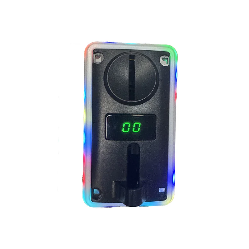 The Newest LED CPU Multi-Coin Acceptor for Metal Coin Pusher and Arcade Games with CPU Intelligent Control