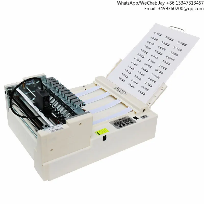 

A3A4 Electric Die Cutting Machine Automatic Self-Adhesive Marking Label Cutter Paper Processing Machinery
