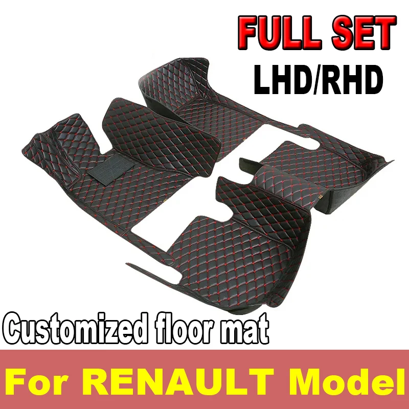 

Car Floor Mats For RENAULT ARKANA Fluence Talisman TWINGO Captur Kaptur Master Kangoo Car Accessories