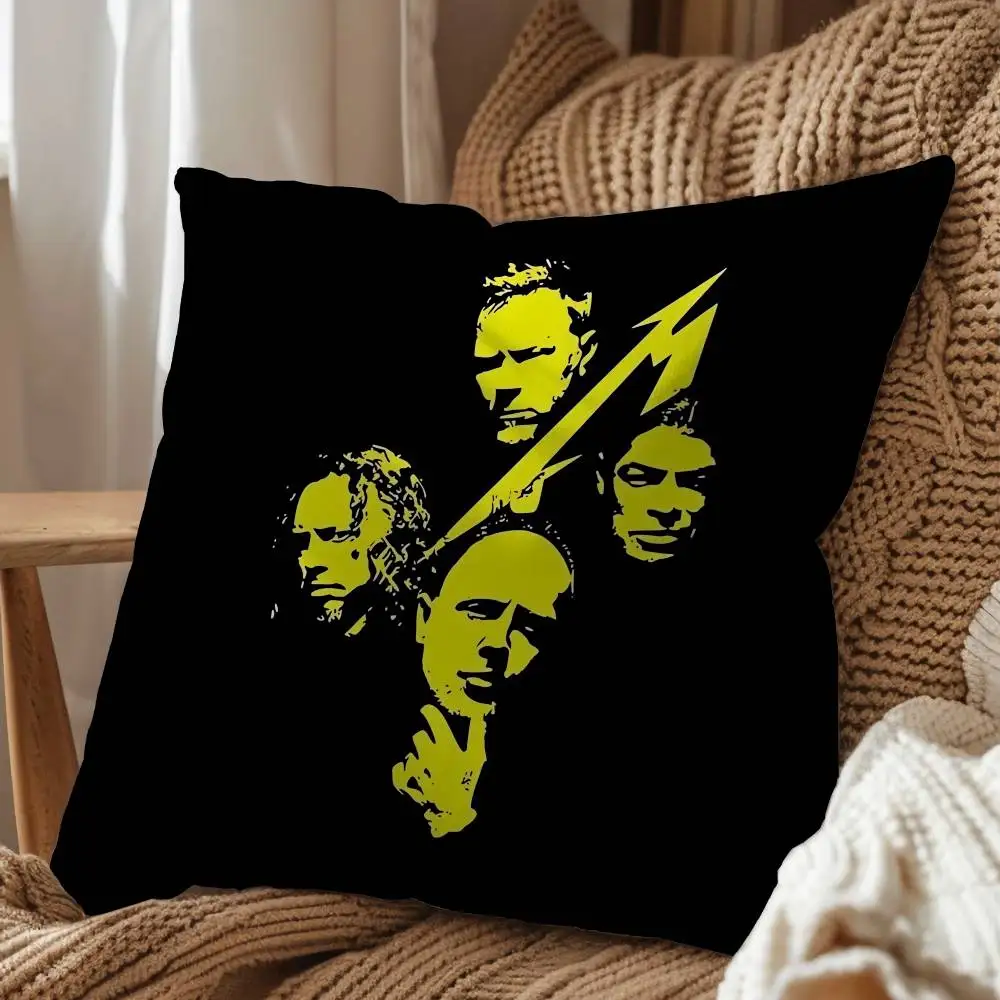 ReLoad M72 Seasons BAND Metallica Pillow Case cover Nap Time  Sofa Living home Room Bedroom Backrest Cushion Square cojines