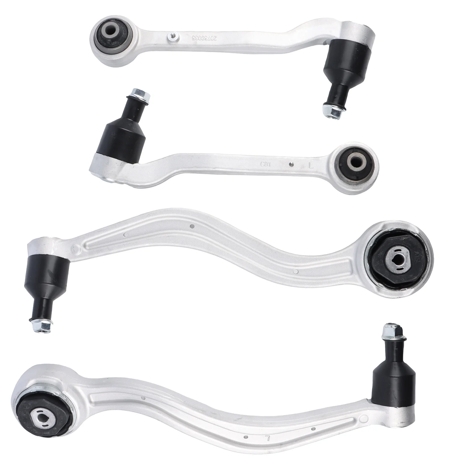 4Pcs Suspension Control Arm MS501277 MS501278 MS501281 MS501282 for Cadillac ATS Front LH & RH Lower Forward & Rearward