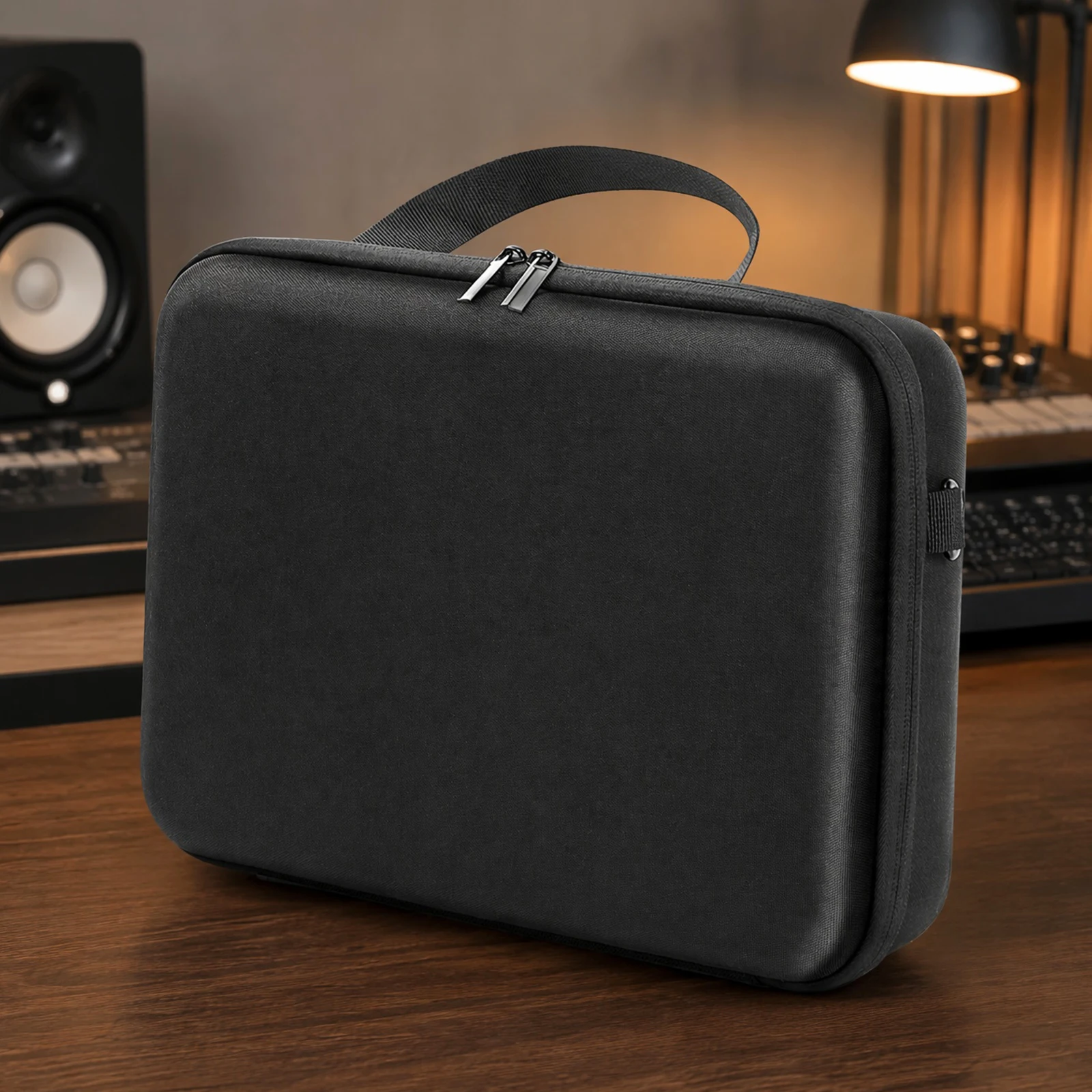 EVA Carrying Case for Akai MPC One Plus Waterproof Hard Shell Storage Bag with Shoulder Strap Dustproof