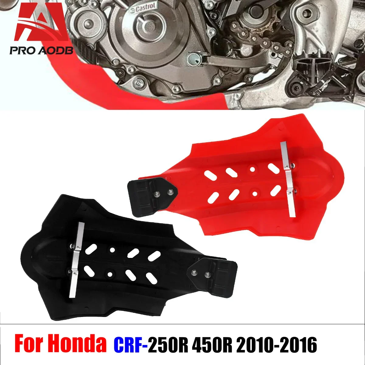 

For Honda CRF450R CRF250R 2010-2016 Sturdy Motocross Accessorie - Engine Chassis Protector Guard Cover Dirt Bike Universal Parts