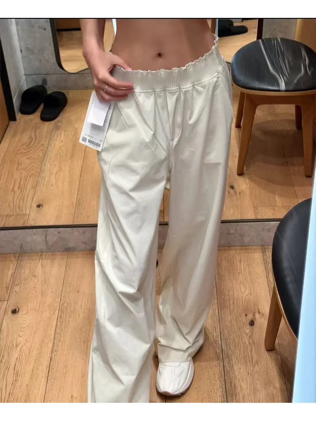 

High Waist Straight Leg Loose Long Pants Women's Summer Thin Quick Dry Breathable Casual Trousers Comfortable Loose Fit