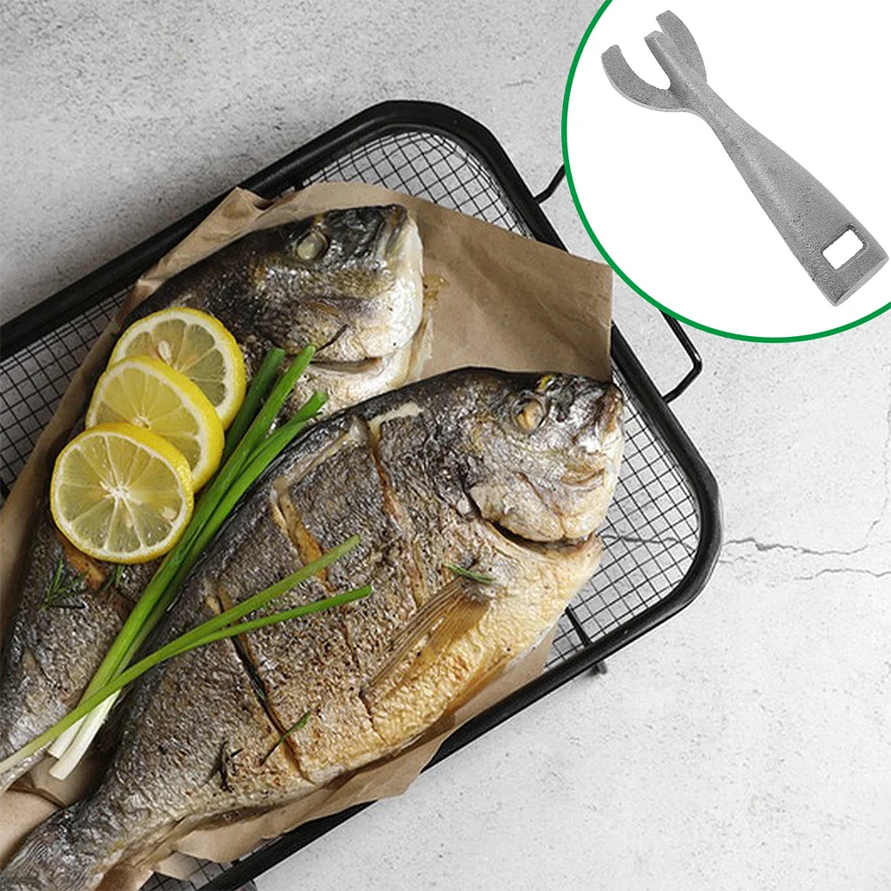 

2Pcs Steak Plate Fork Cast Iron Grippers for Barbecue Grilling Hot Plate Frying Pan Clamps Fajita Platter Tongs Bbq Accessories