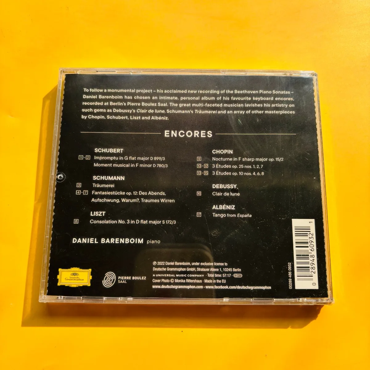 Classical Piano Music CD Solo Instrumental Performance HiFi Audio Disc Elegant Collection Gift for Music Lovers - view 2