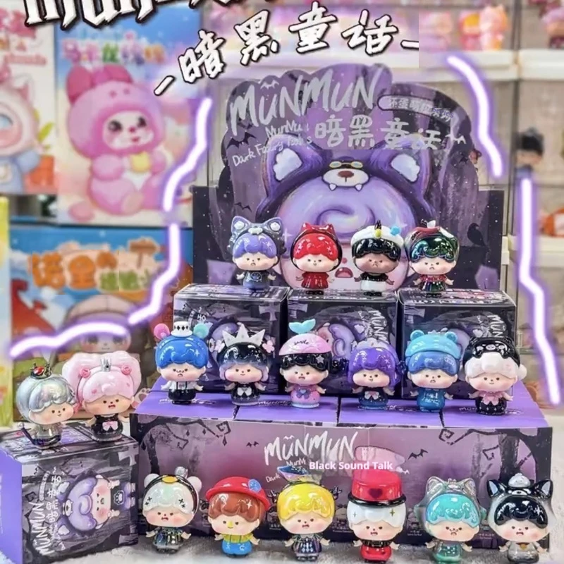 

Новый Аутентичный Детский Три Рока Мюнmun Темная Сказочная Зерна Мини Слепая Коробка Игрушки Мультфильм Хэллоуин Серия Настольные Украшения