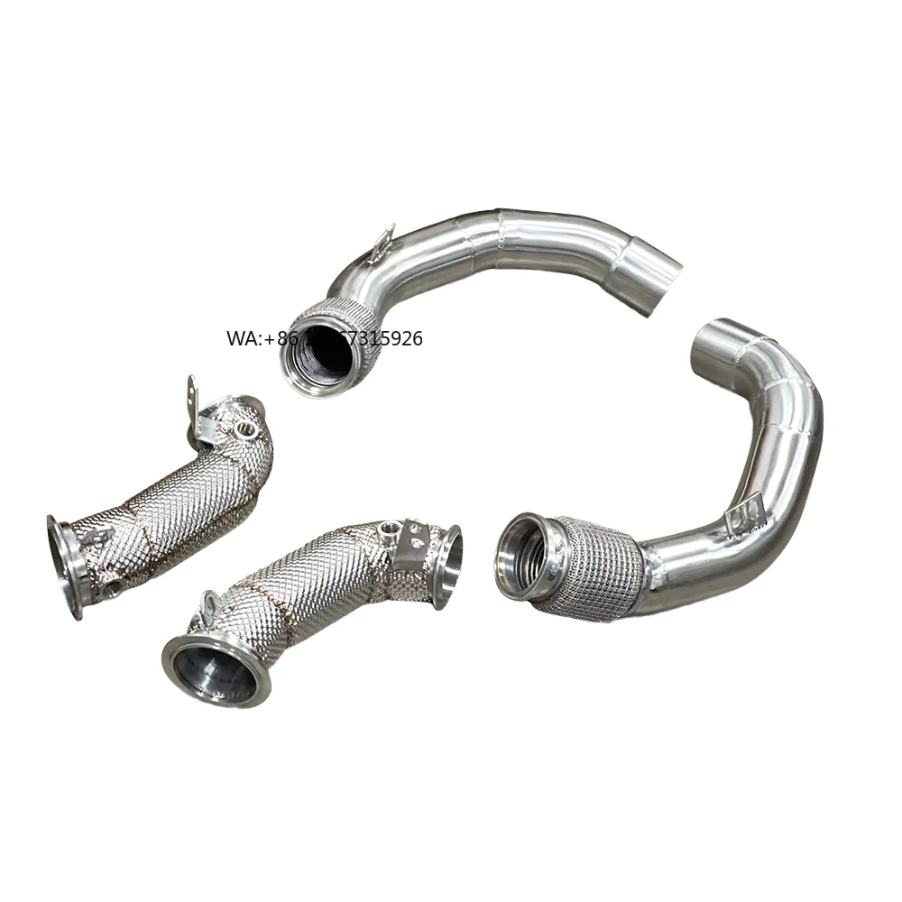 Sistema di scarico downpipe in acciaio inossidabile Vortex Racing ad alte prestazioni specifico
