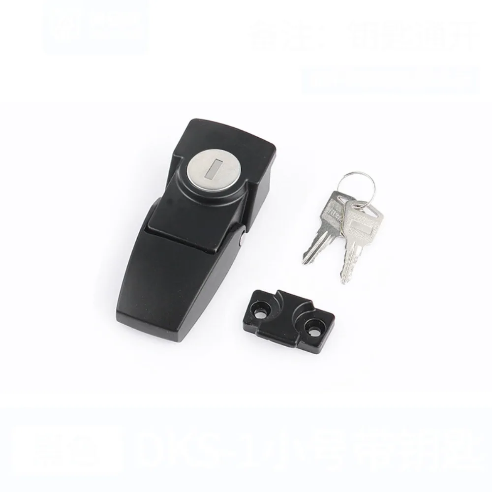 High Quality Zinc Alloy Hasp Latch Keys Included Concealed Cabinet Lock Rust-proof Universal Spring Loaded Clamp Toolbox