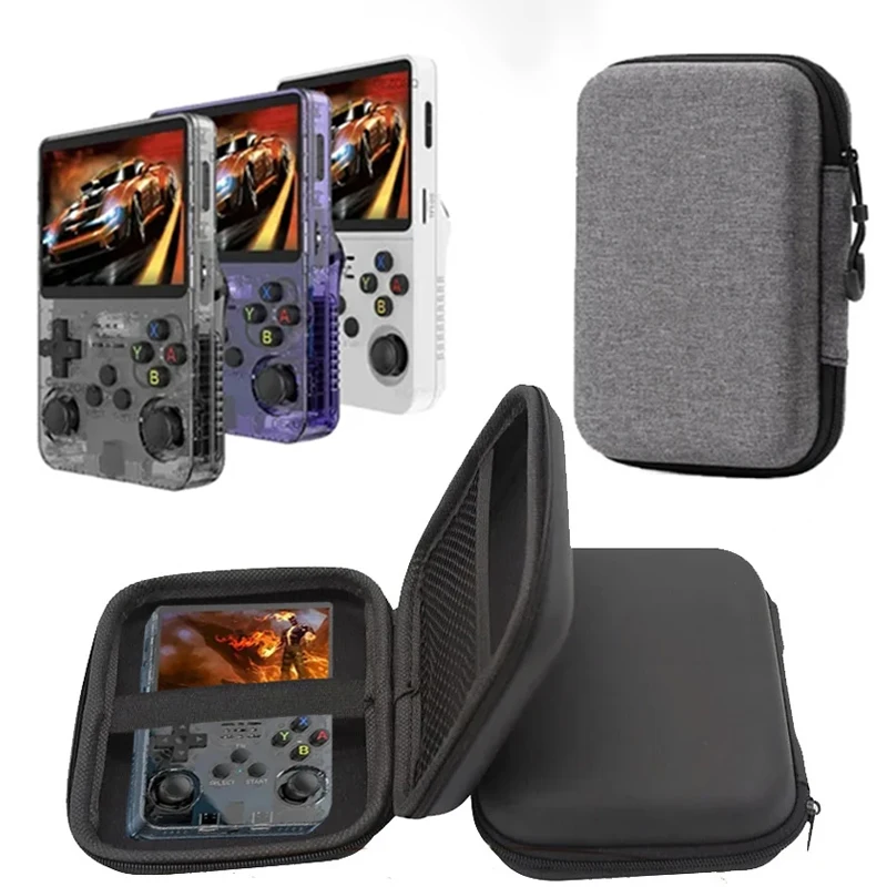 EVA Storage Bag for R36S R35S M71 Game Storage Bag Portable Game Case Hard Portable Storage Bag Console Carry Protective Case