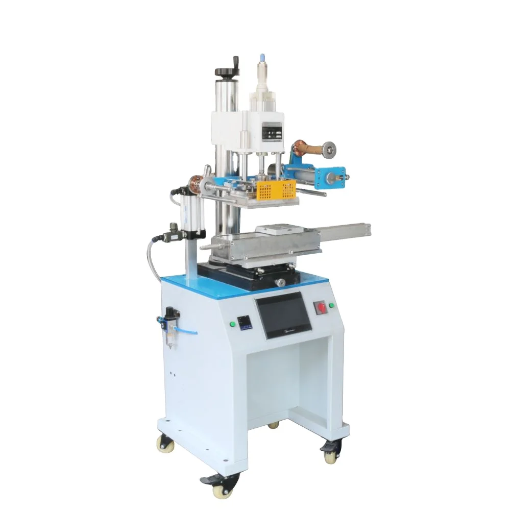 Auto Hot Stamping Machine Matierials Cheap Price Heat Press Kinds of Plastic,ceramic and Metal for Bottles Caps and All Motor