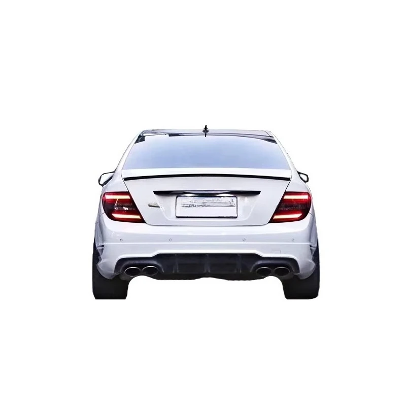 Car Conversion Upgraded Bodykit Front Rear Bumpers Side Panels for C63 Body Kit for  C Class W204 Lci