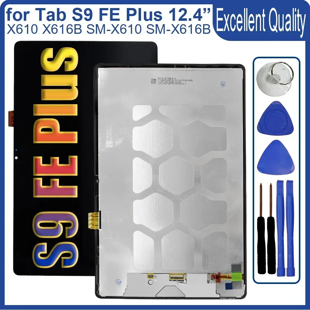 

New LCD for Samsung Galaxy Tab S9 FE Plus X616B LCD Display Touch Screen Digitizer Replacement for Samsung Tab S9 FE Plus X610