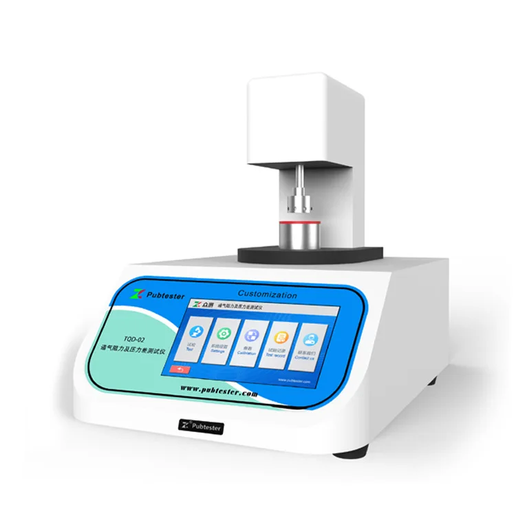 GB 2626-2006 Mask ventilation resistance and pressure difference tester GB19083 Protective mask breathability